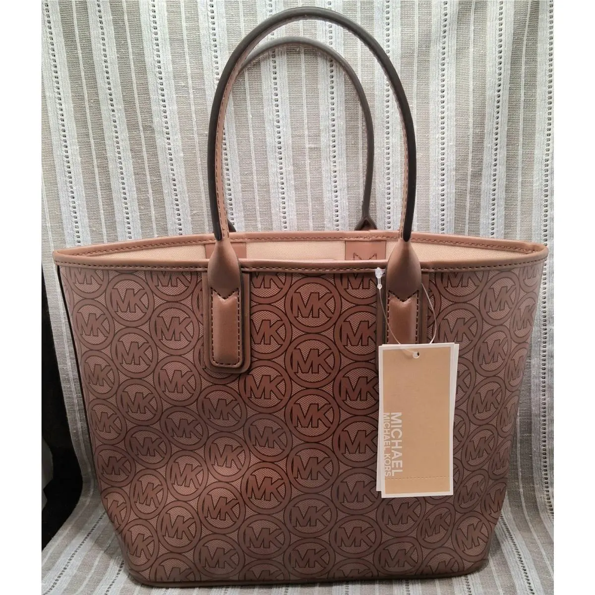 Michael Kors Jodie Small Logo Jacquard Tote Bag Small Tote Handbag