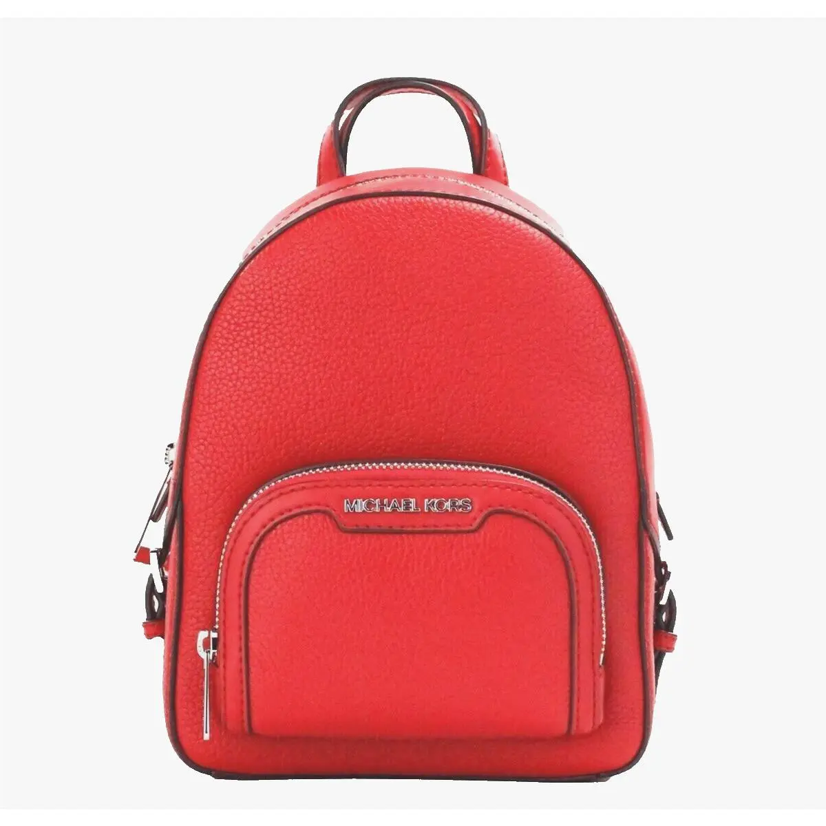 Michael Kors Jaycee Extra-small Leather Convertible Backpack Bright Red - Exterior: Bright Red