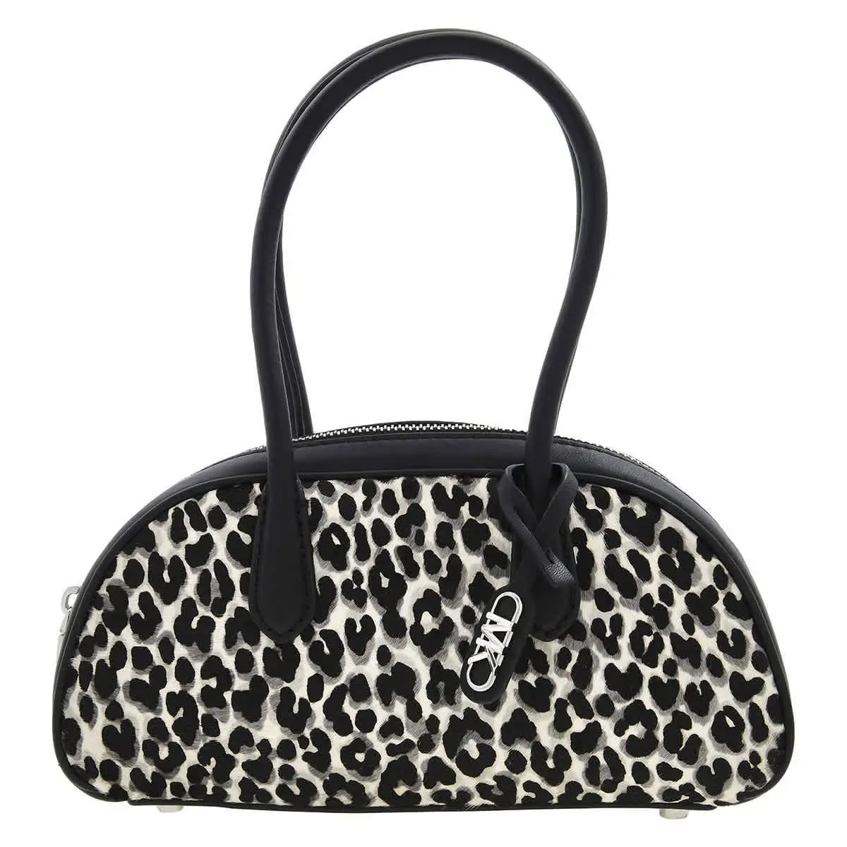 Lulu Small Leopard Print Calf Hair Satchel 30T4S1US5H987 by Michael Kors
