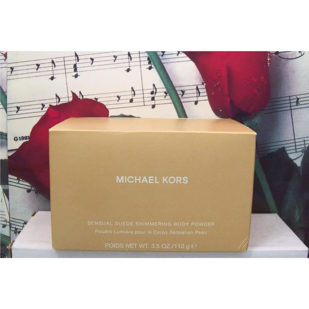 Michael Kors Sensual Suede Shimmering Body Powder 3.5 OZ