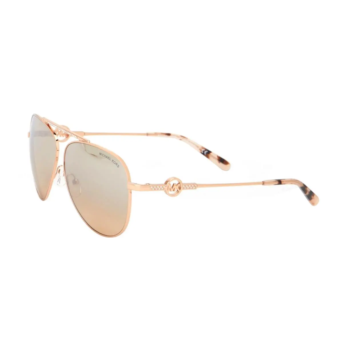 Stunning Modern  Women`s Rose Gold Aviator Sunglasses MK1066B-11088Z by Michael Kors