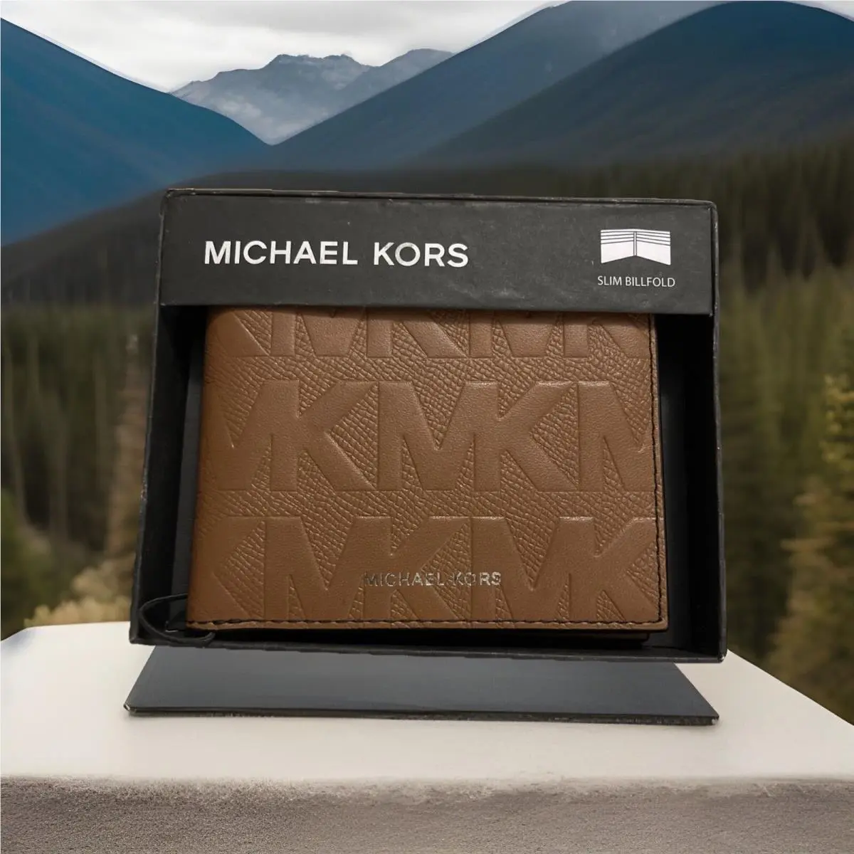 Michael Kors Men’s Andy Slim Billfold Leather Wallet
