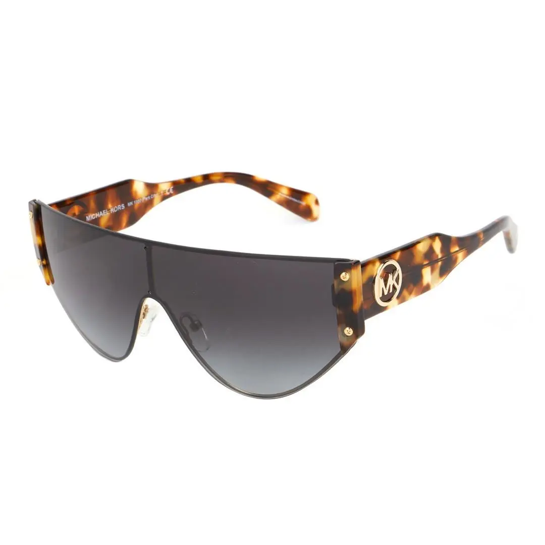 Women`s Gold Cheetah Sunglasses MK1080-10068G 36 by Michael Kors