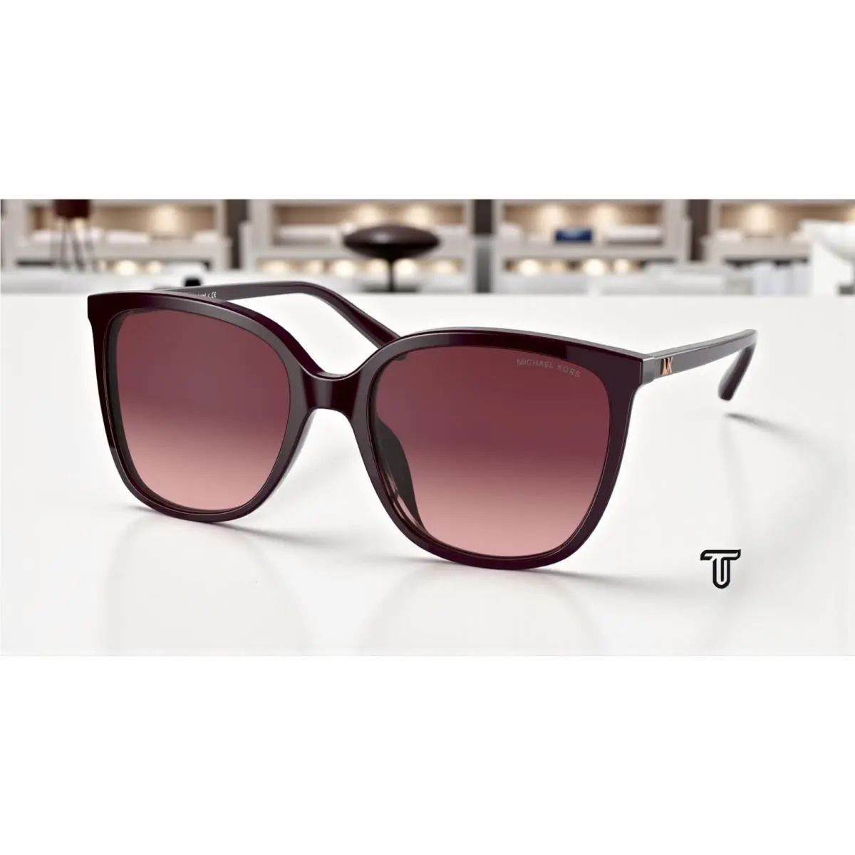 Michael Kors MK2137U 33448H Cordovan Cordovan Gradient 57 mm Women`s Sunglasses