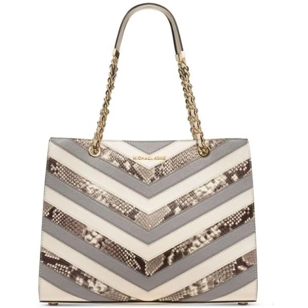 Kors Women`s Susannah Quilted Large Chevron Tote by Michael Kors