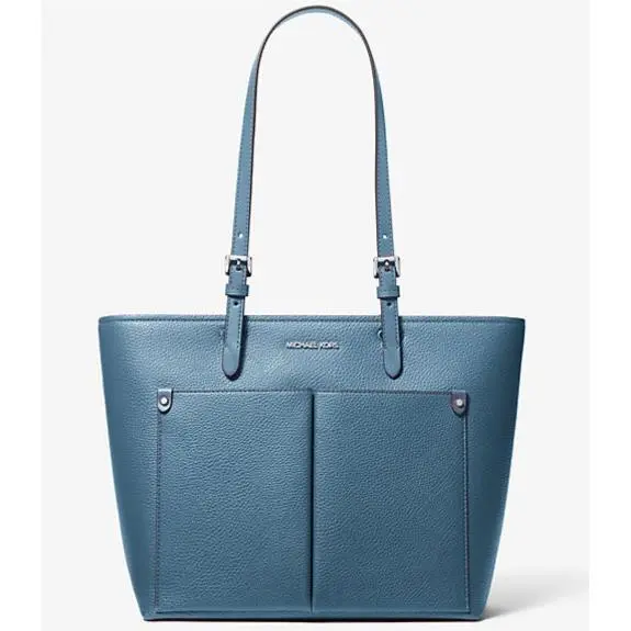 Michael Kors Jet Set Travel Medium Double Pocket Tote Cornflower