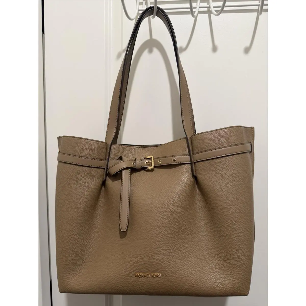 Michael Kors Emilia Large Tote Bag Color Husk