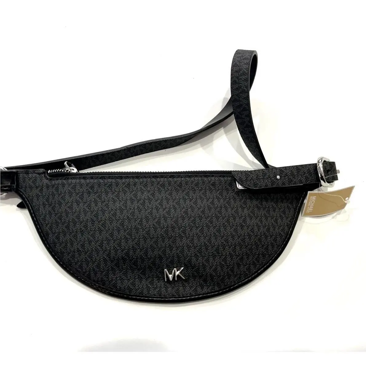Reversible Belt Bag Crossbody Fanny Pack Black Leather S / M by Michael Kors