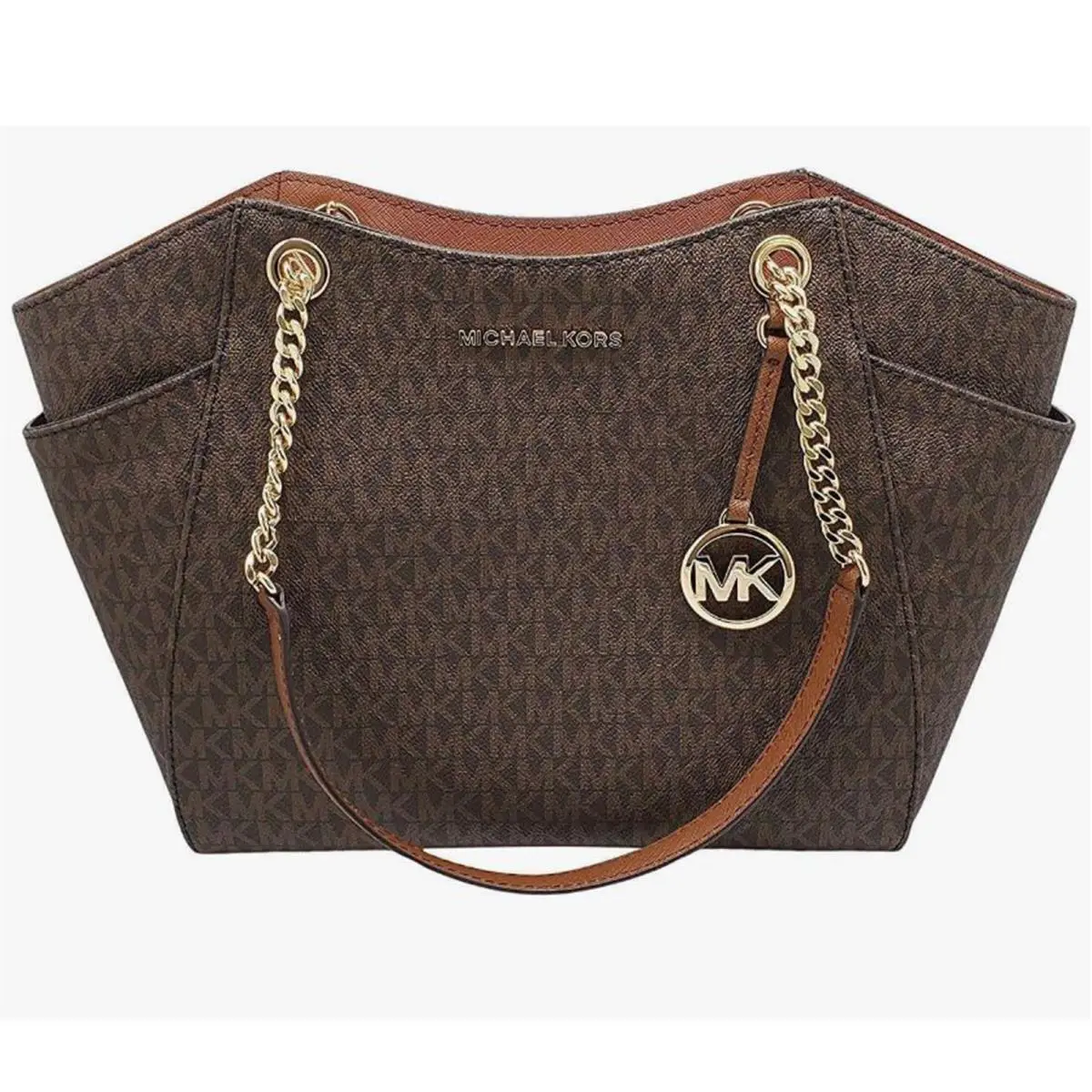 Michael Kors Jet Set Travel Brown/signature Large 35S4GTVT3B-847