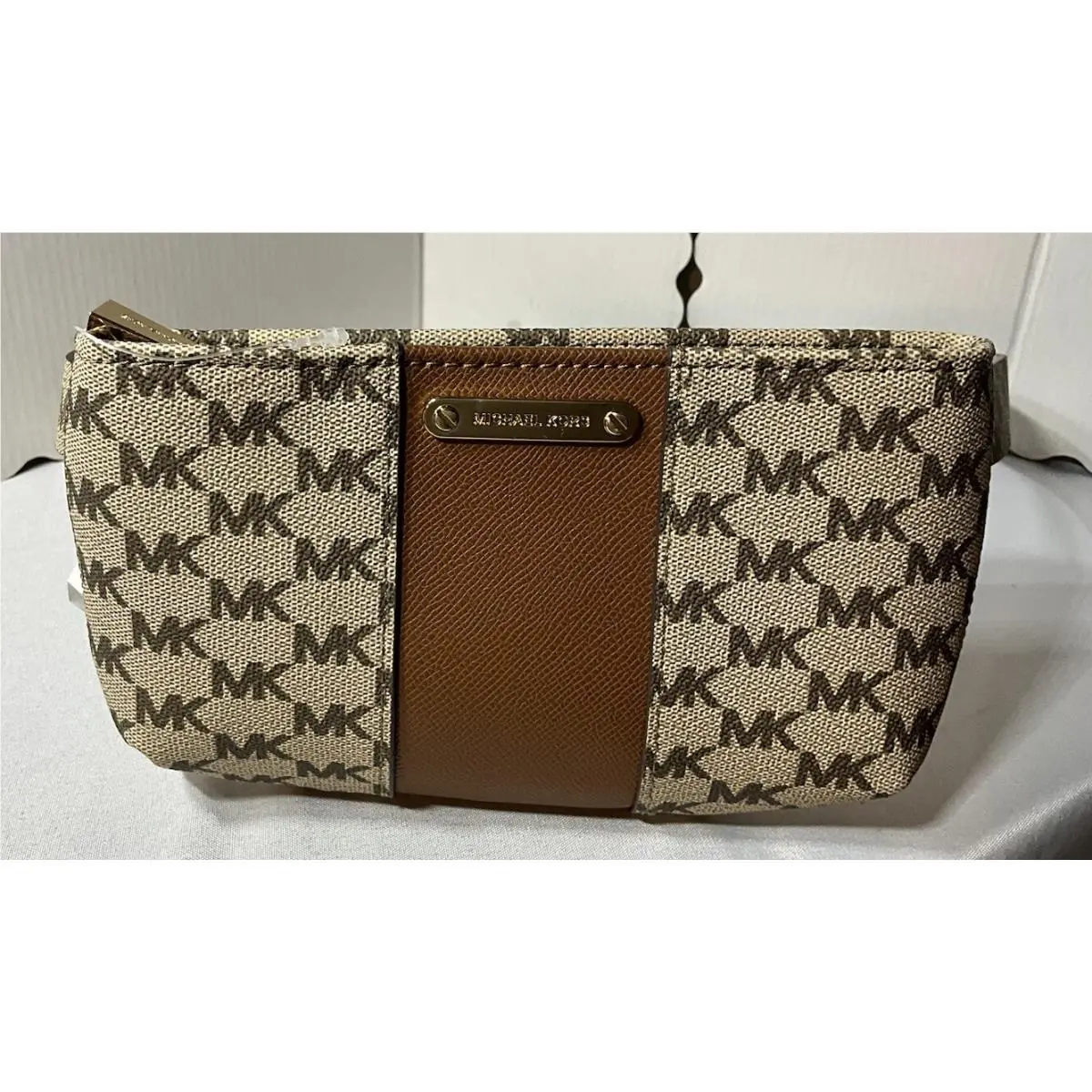 Michael Kors SM /med Fanny Pack Belt Brown with Gold Hardware