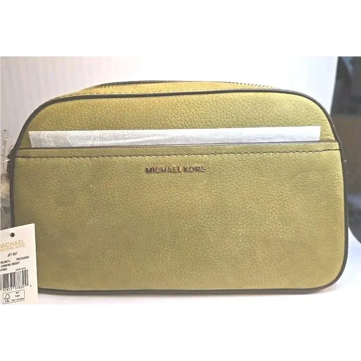 Michael Kors Purse Jet Set sm Camera Xbody Pistachio