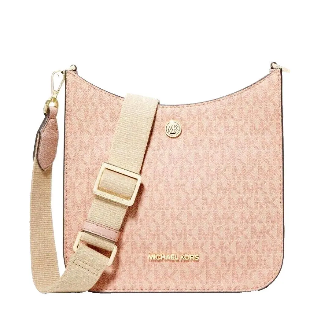 Briley Small Logo Messenger Bag Ballet by Michael Kors