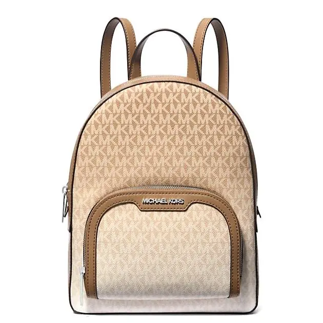 Jaycee Medium Ombré Signature Logo Backpack Husk with Dust Bag by Michael Kors