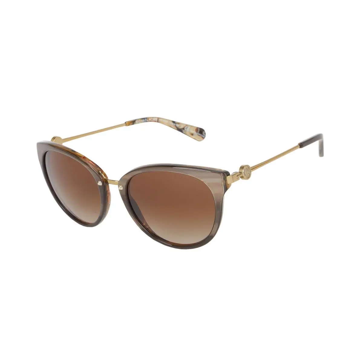 Michael Kors Women`s Cat Eye Sunglasses Marble Bronze MK6040-321213