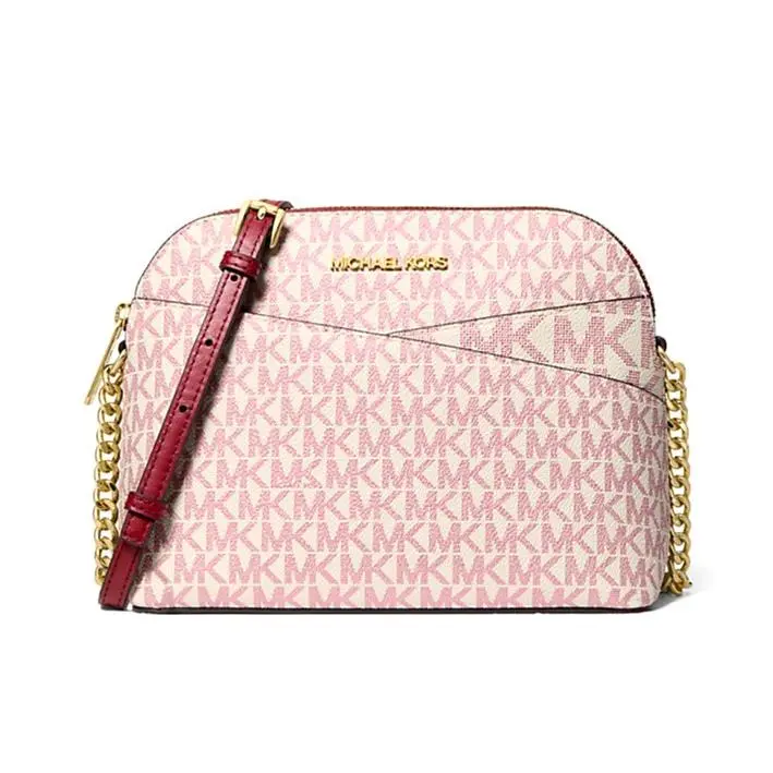 Jet Set Travel Medium Dome Crossbody Cherry Multi by Michael Kors