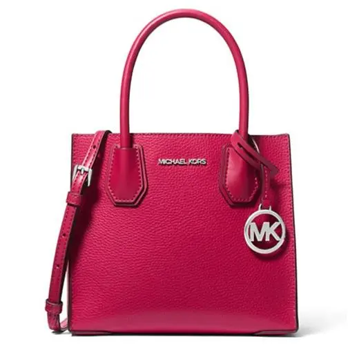 Mercer Medium Messenger Crossbody Dark Raspberry with Dust Bag by Michael Kors