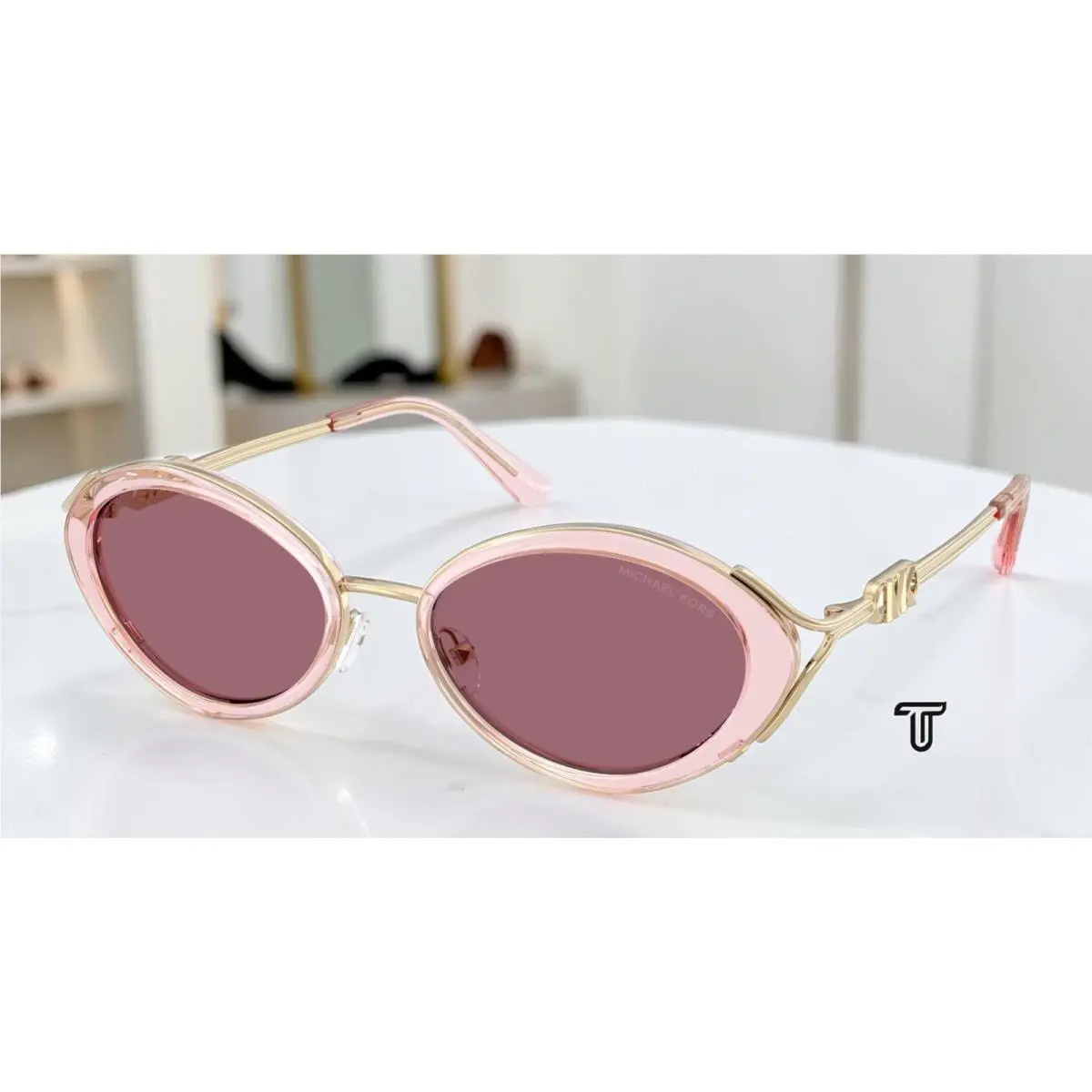 Michael Kors MK1179 40581A Key West Pink Plum Blue 53 mm Women`s Sunglasses