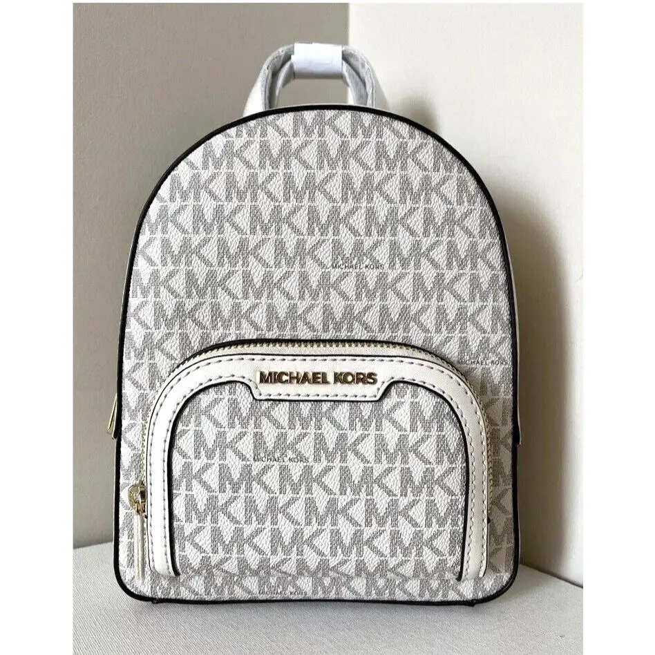 Michael Kors Jaycee Extra-small Convertible Backpack Light Cream Multi