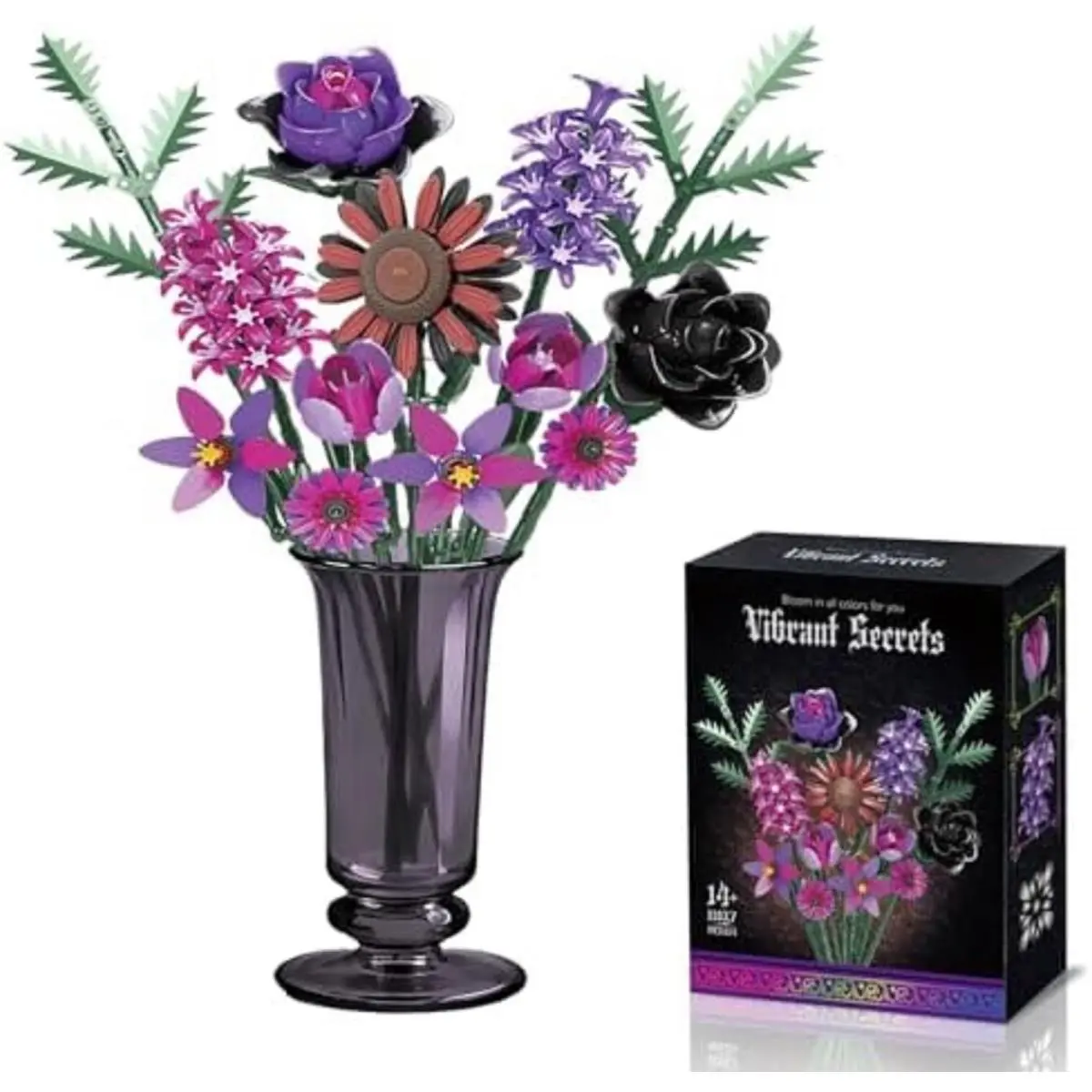 Lego Flowers Bouquet Building Set Creative Artificial Wildflowers Botanical