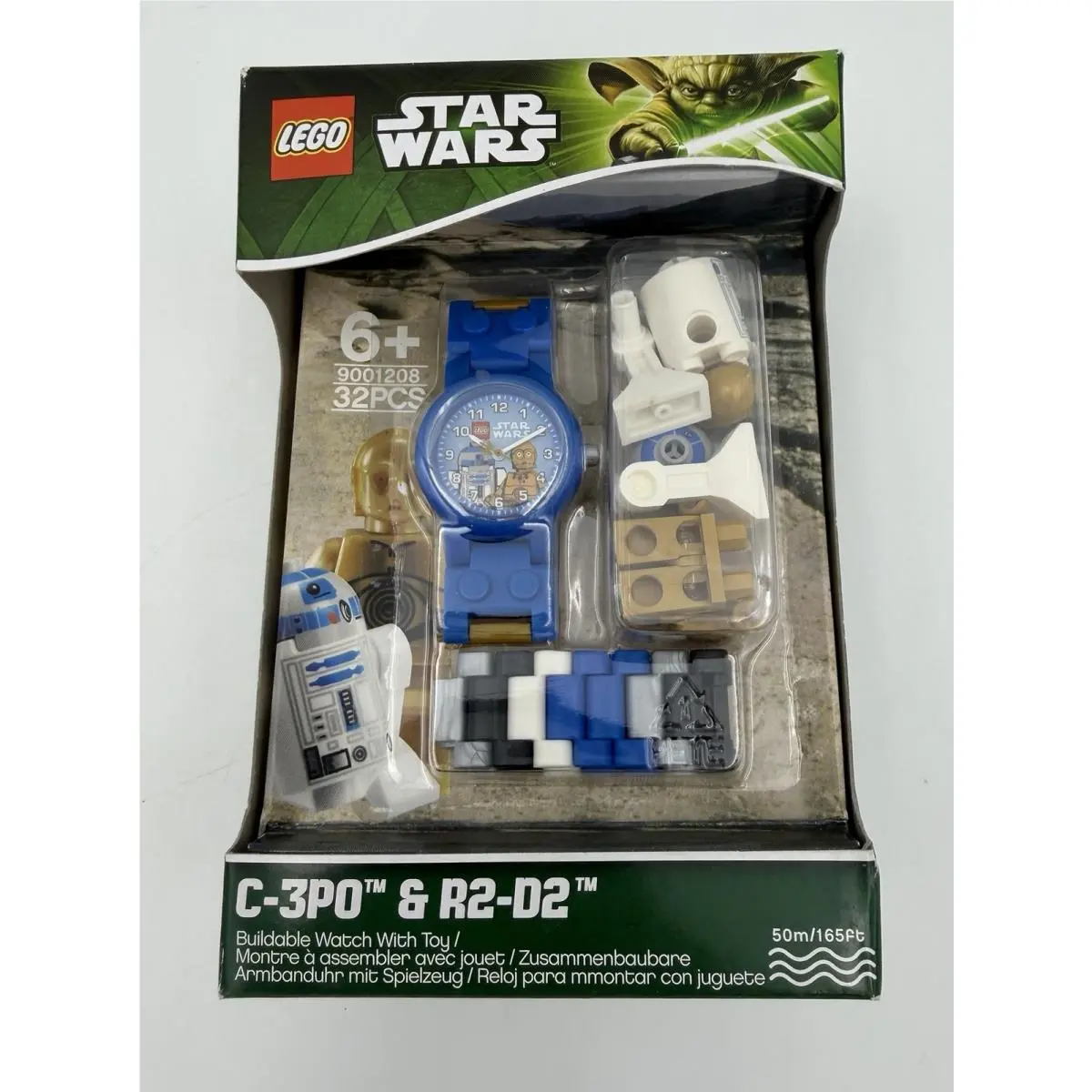Lego Star Wars Watch R2-D2 and C-3P0 9001208 / 5002210 Blue 2015 Retired