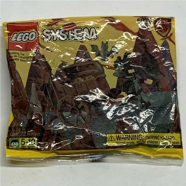 Lego Set 6029 - Treasure Cart -1998 Polybag 22 Pieces