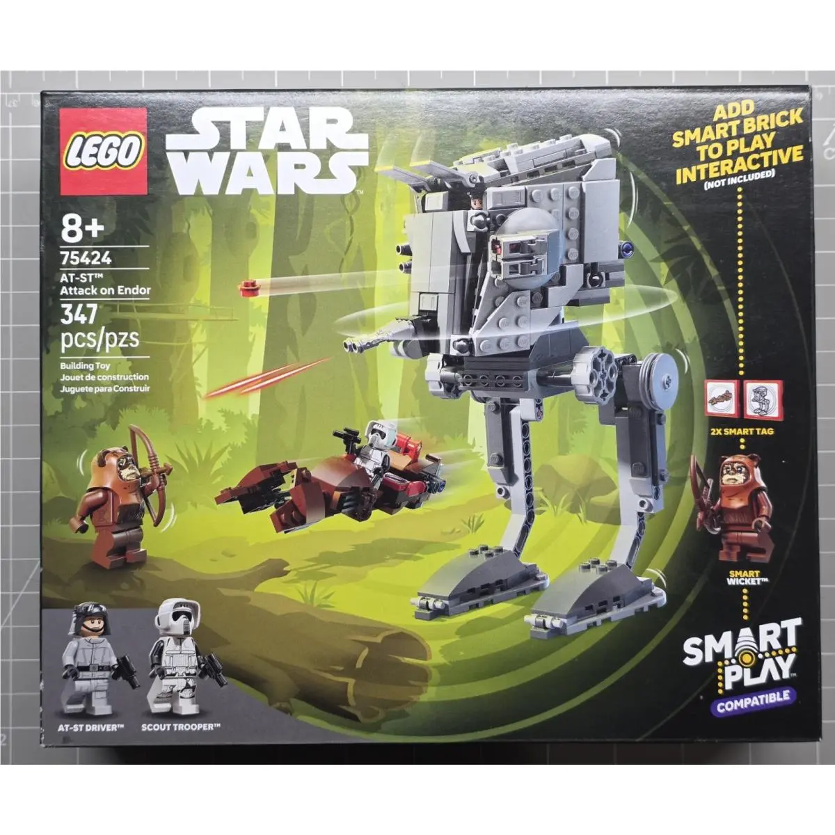 Lego Star Wars At-st Endor 75424 Complete Set 347 Pcs Smart Play