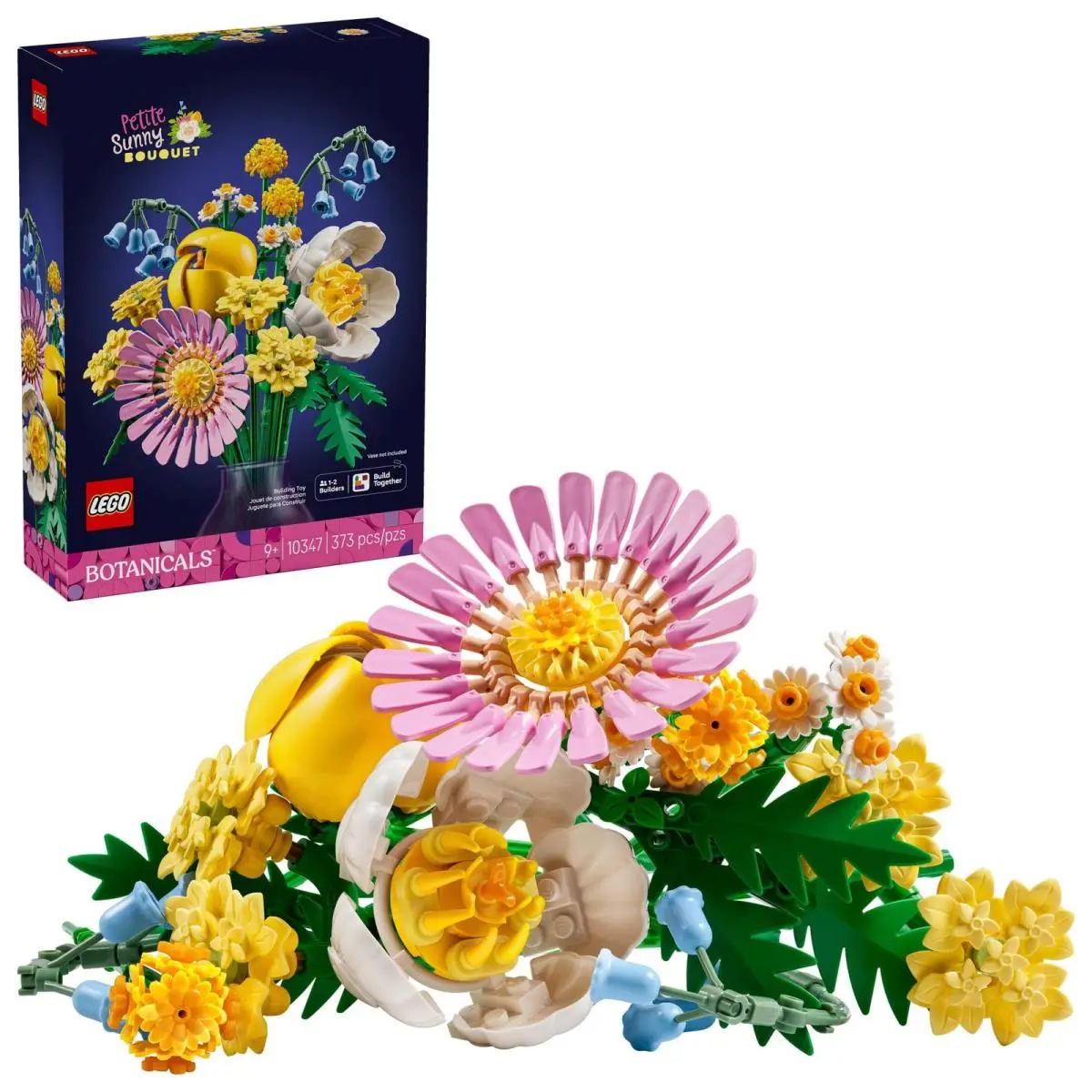 Lego Botanicals Petite Sunny Bouquet Building Toy - Diy Floral Arrangement For G