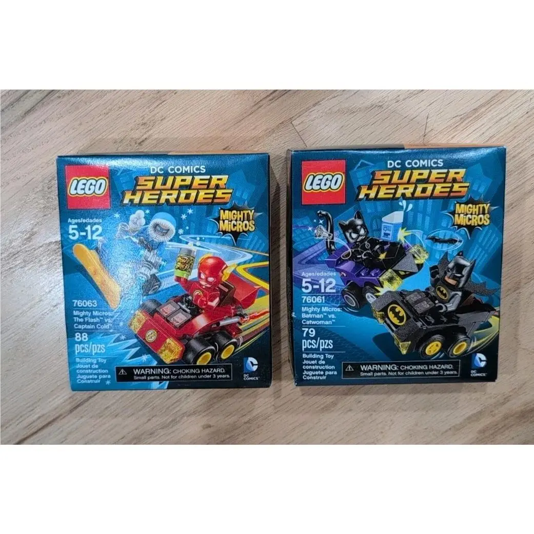 Lego DC Comics Super Heroes Mighty Micros 76063 The Flash 76061 Batman