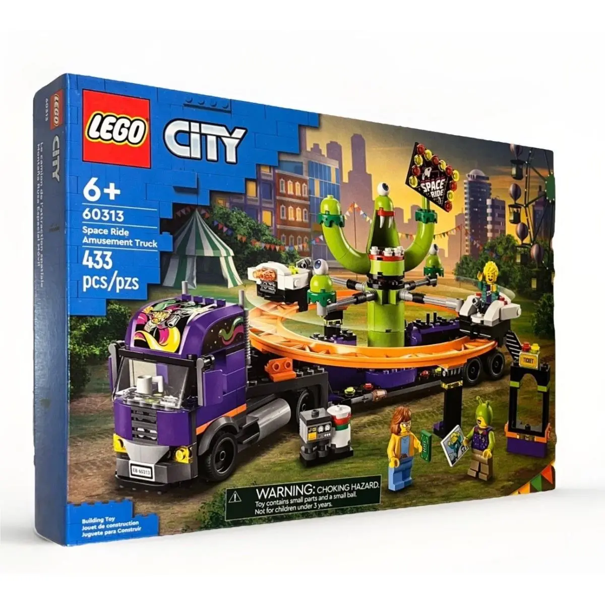 Lego City Space Ride Amusement Truck Set 60313 6+ Nisb