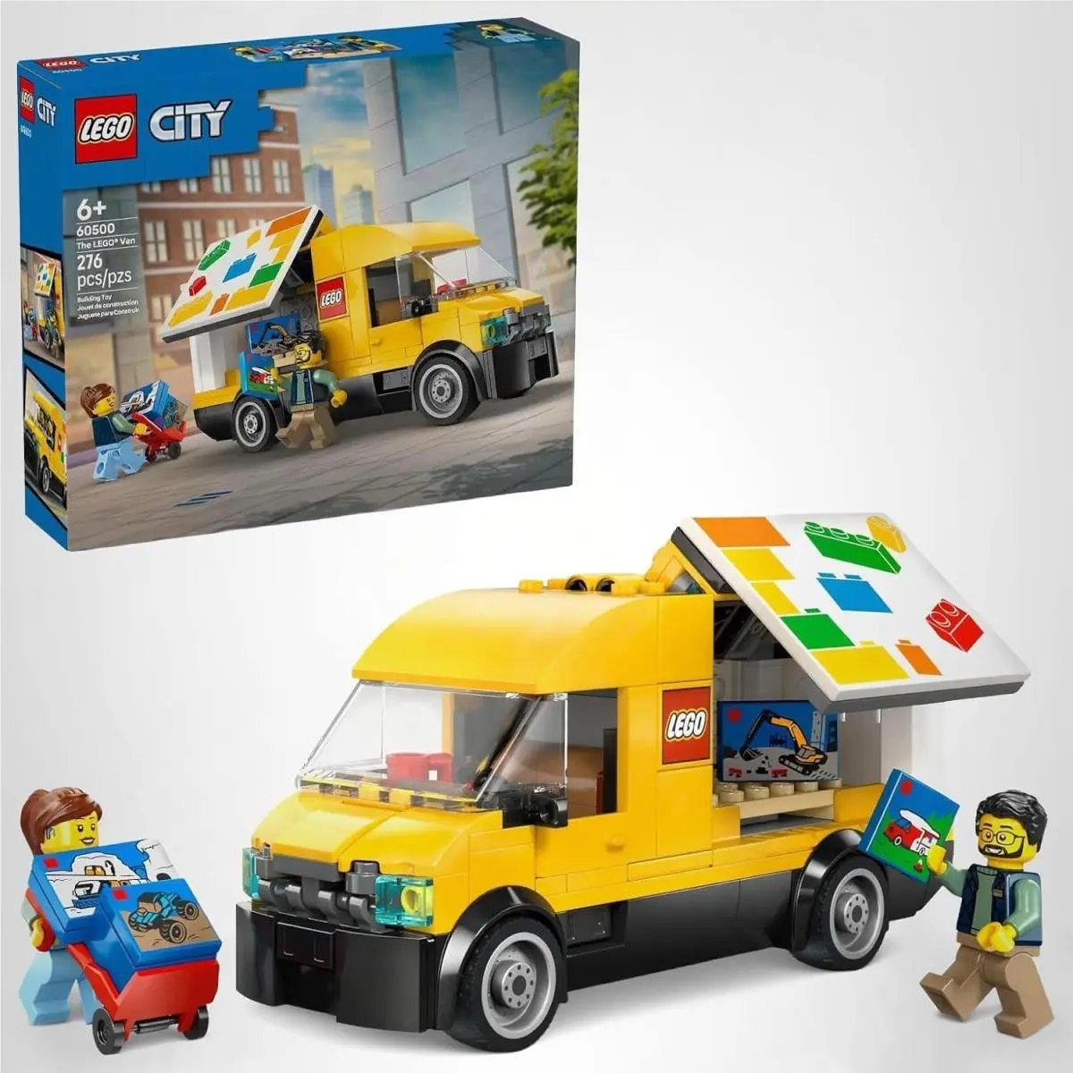 Lego City: The Van Building Toy For Kids 6+ Pretend Play Set Delivery Van