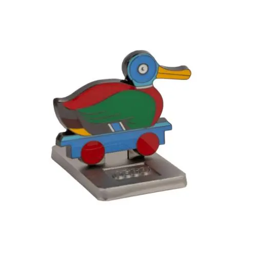 Lego Wooden Duck Magnet with Stand Collectible Insider Vip