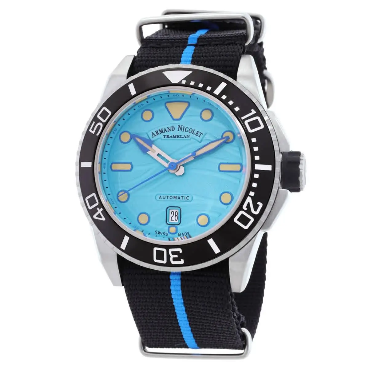 Armand Nicolet Jsh Automatic Men`s Watch A480PGN-TF-BN24480AANU