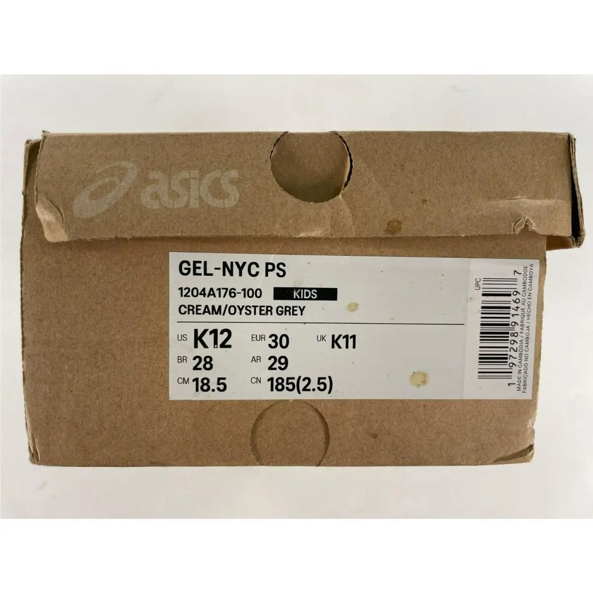 Asics shoes - Gel-NYC PS - Gray 8