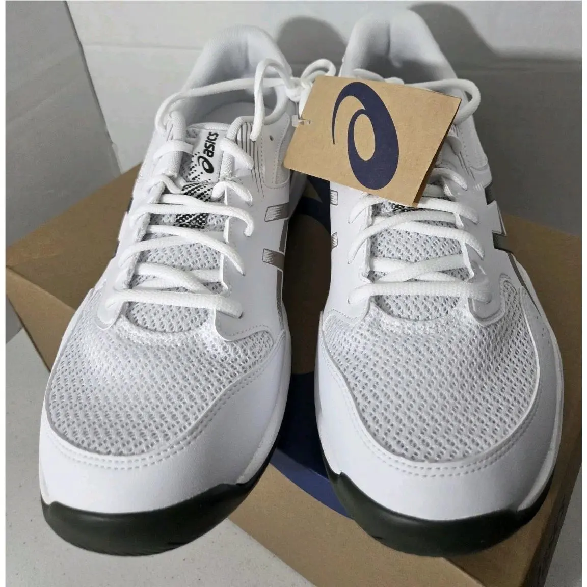 Asics shoes - Asics Gel Rocket 12 - Gel Rocket - 1071A116-106 - White/Khaki 0