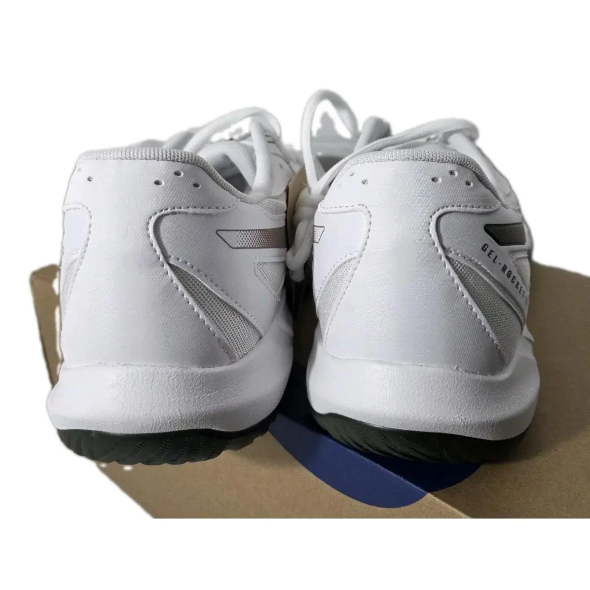 Asics shoes - Asics Gel Rocket 12 - Gel Rocket - 1071A116-106 - White/Khaki 1