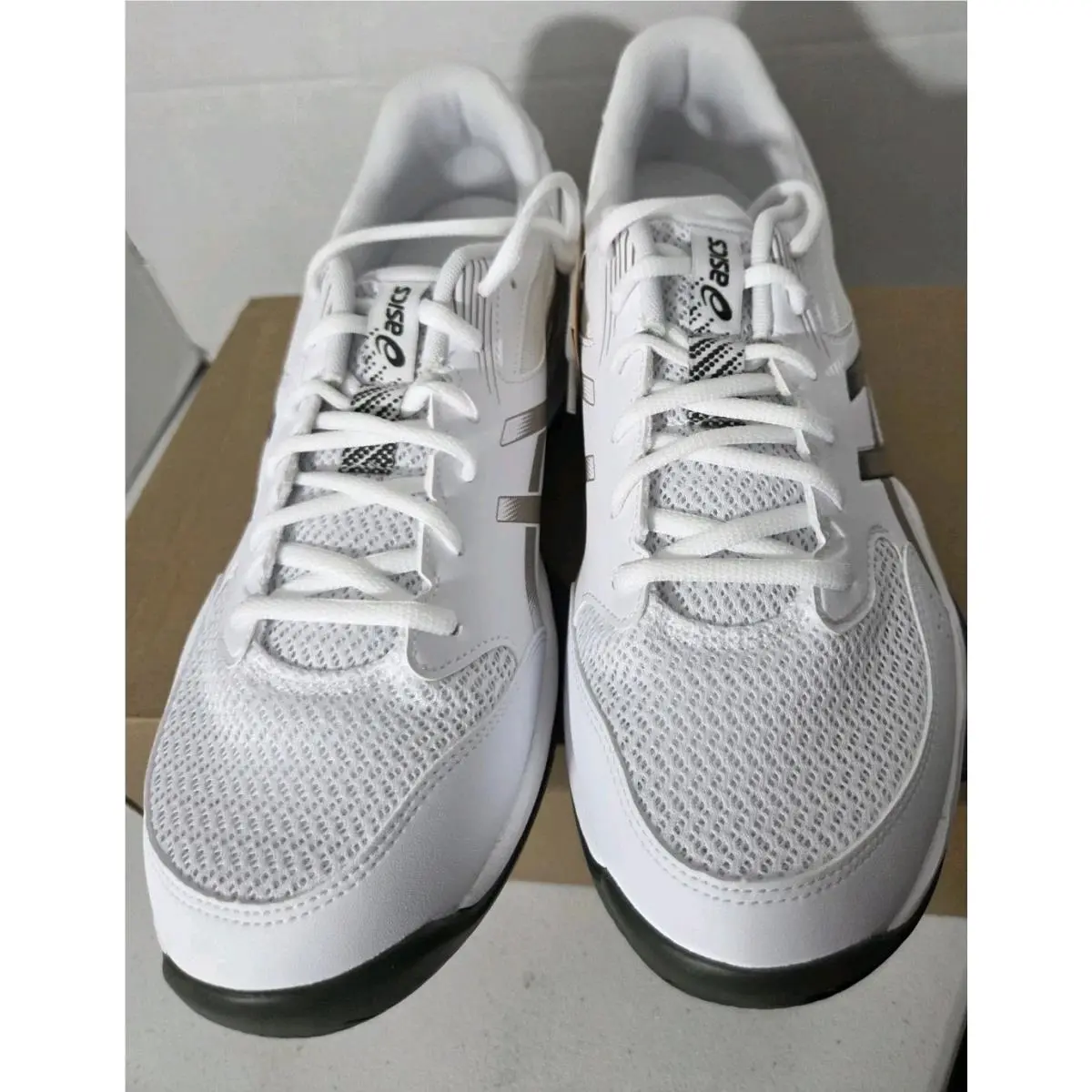 Asics shoes - Asics Gel Rocket 12 - Gel Rocket - 1071A116-106 - White/Khaki 3