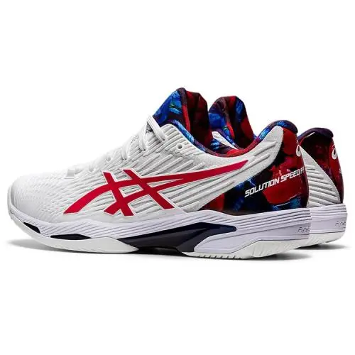 Asics shoes - ASICS Solution Speed FF 2 L.E. - 1041A286-110 - White/Classic Red 2