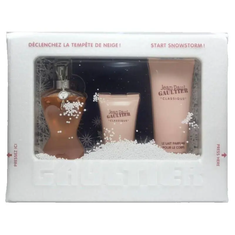 Jean Paul Gaultier Classique Set 1.7 oz Edt + 2.5 oz Lotion + 1 oz Gel