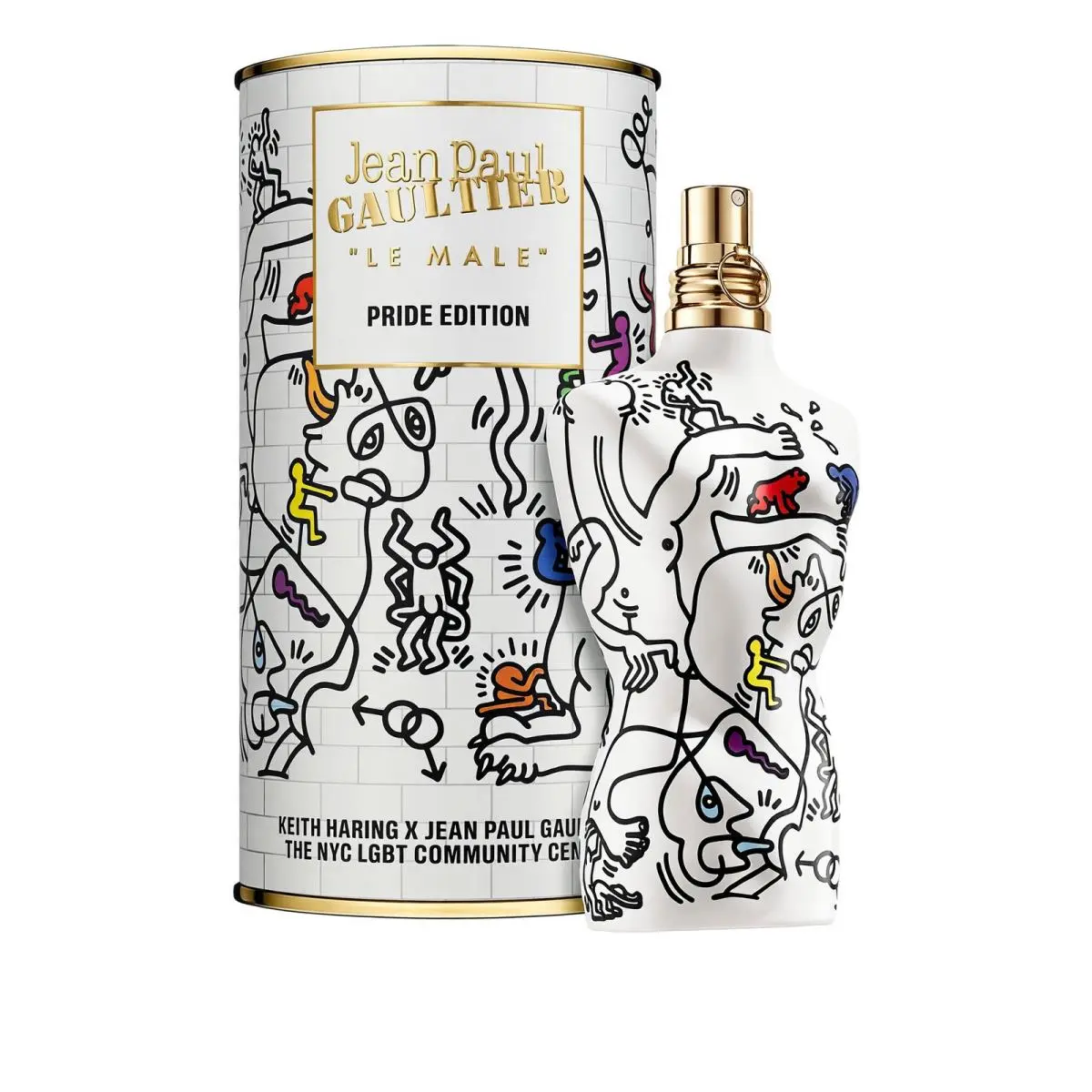 Jean Paul Gaultier Le Male by Jpg 4.2 oz Edt Spray Men - Pride Edition x Keith