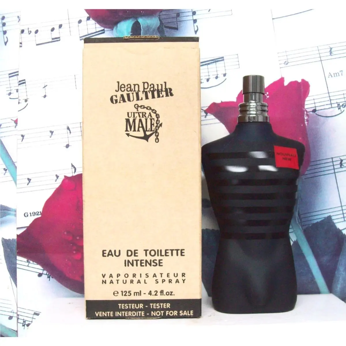 Jean Paul Gaultier Ultra Male 4.2 Oz Edt Intense. Ntwb. Vintage. XG409X