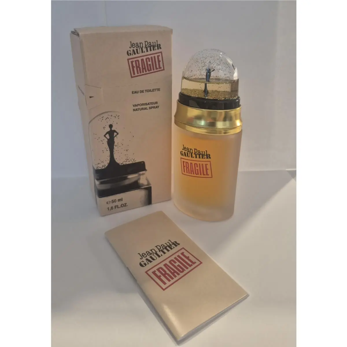 Jean Paul Gaultier Fragile Snow Globe 1.6 oz Edt Spray As Pictured Vintage