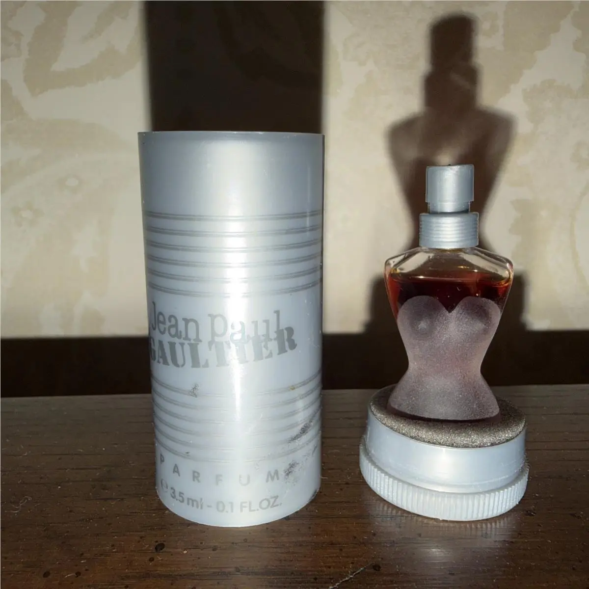 Jean Paul Gaultier Parfum Pure Perfume 3.5 ml Mini 1/8 oz Collectible 1990`s