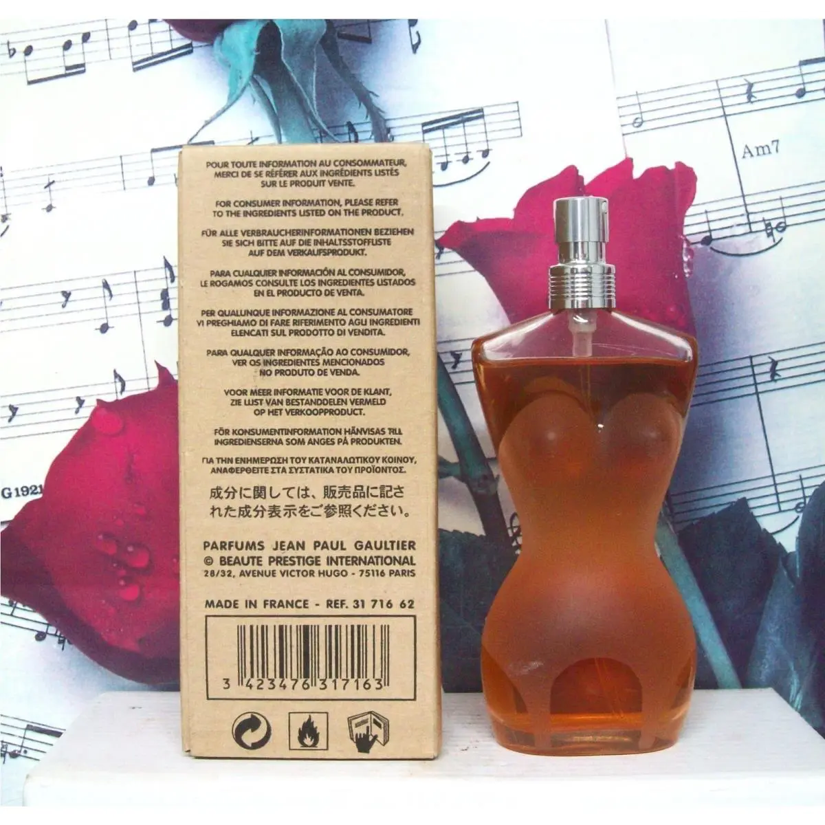 Jean Paul Gaultier Classique For Women Edt Spray 3.4 Fl. Oz. Ntwb. 2011 Vintage