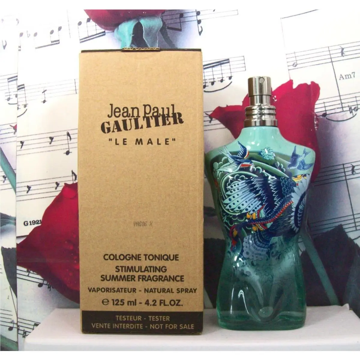 Jean Paul Gaultier Le Male Cologne Tonique Stimulating Summer Fragrance 4.2 OZ