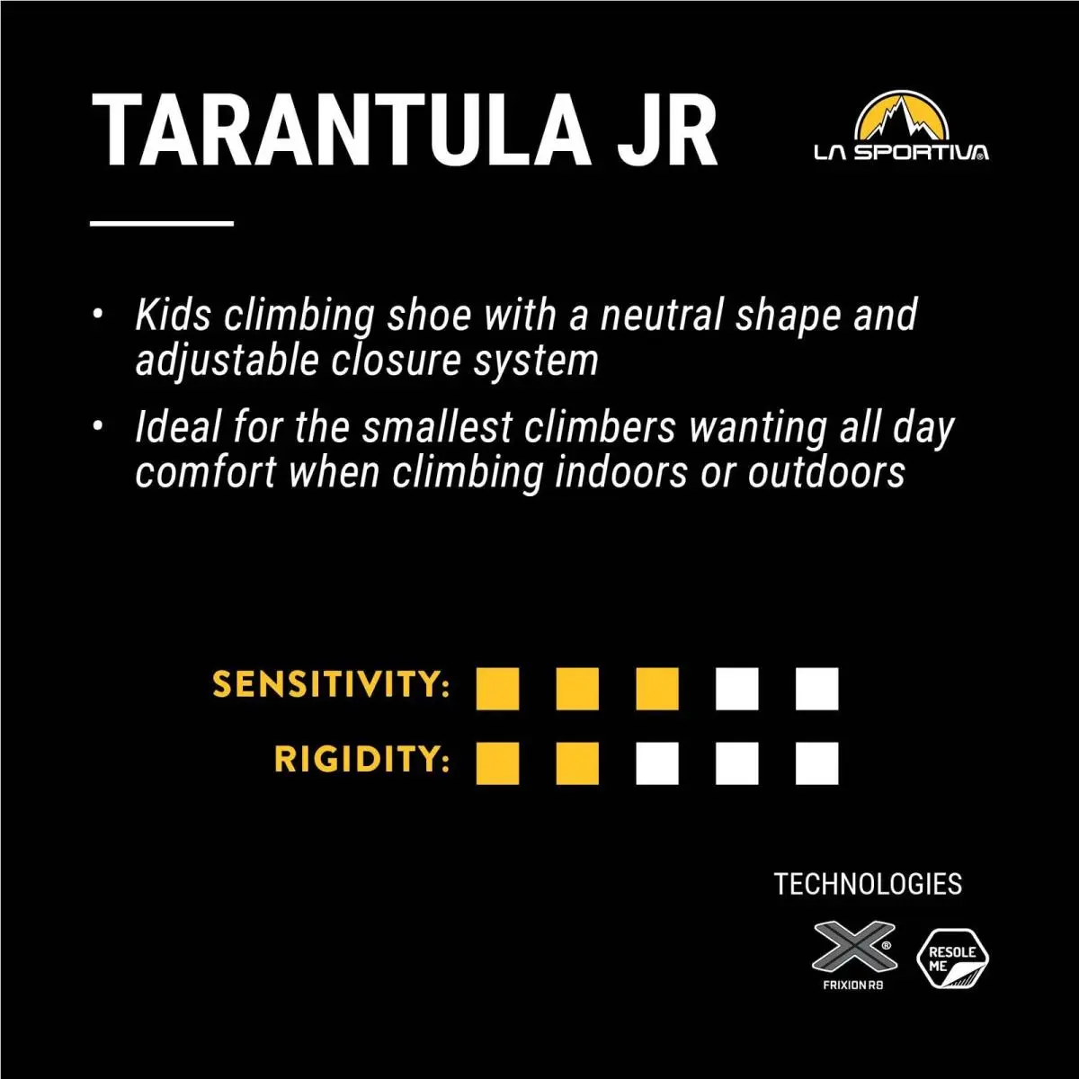 Lasportiva shoes - 30R - Yellow/Black (UPC: 801216619969) 5