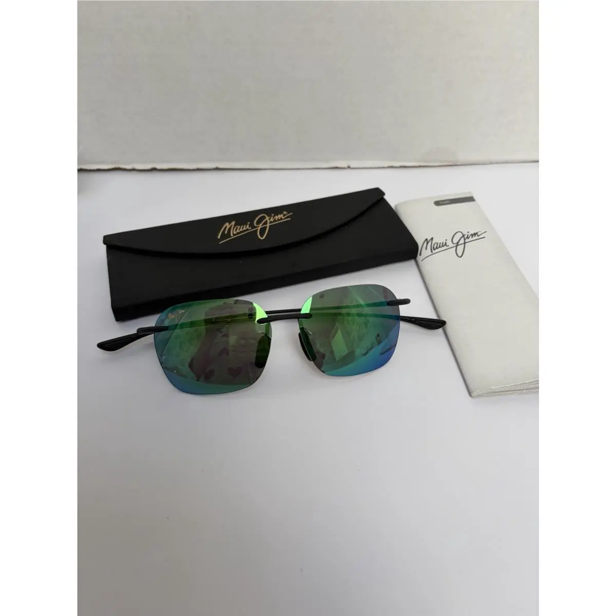 Maui Jim Komohana Square Sunglasses Black Unisex-youth Small Frame