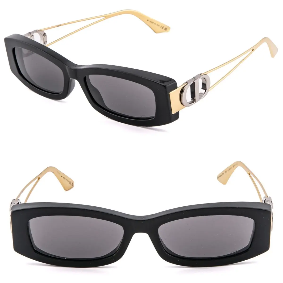 Christian Dior Montaigne Black Gold CD Hinge 30Montaigne S14I Sunglass CD40221I
