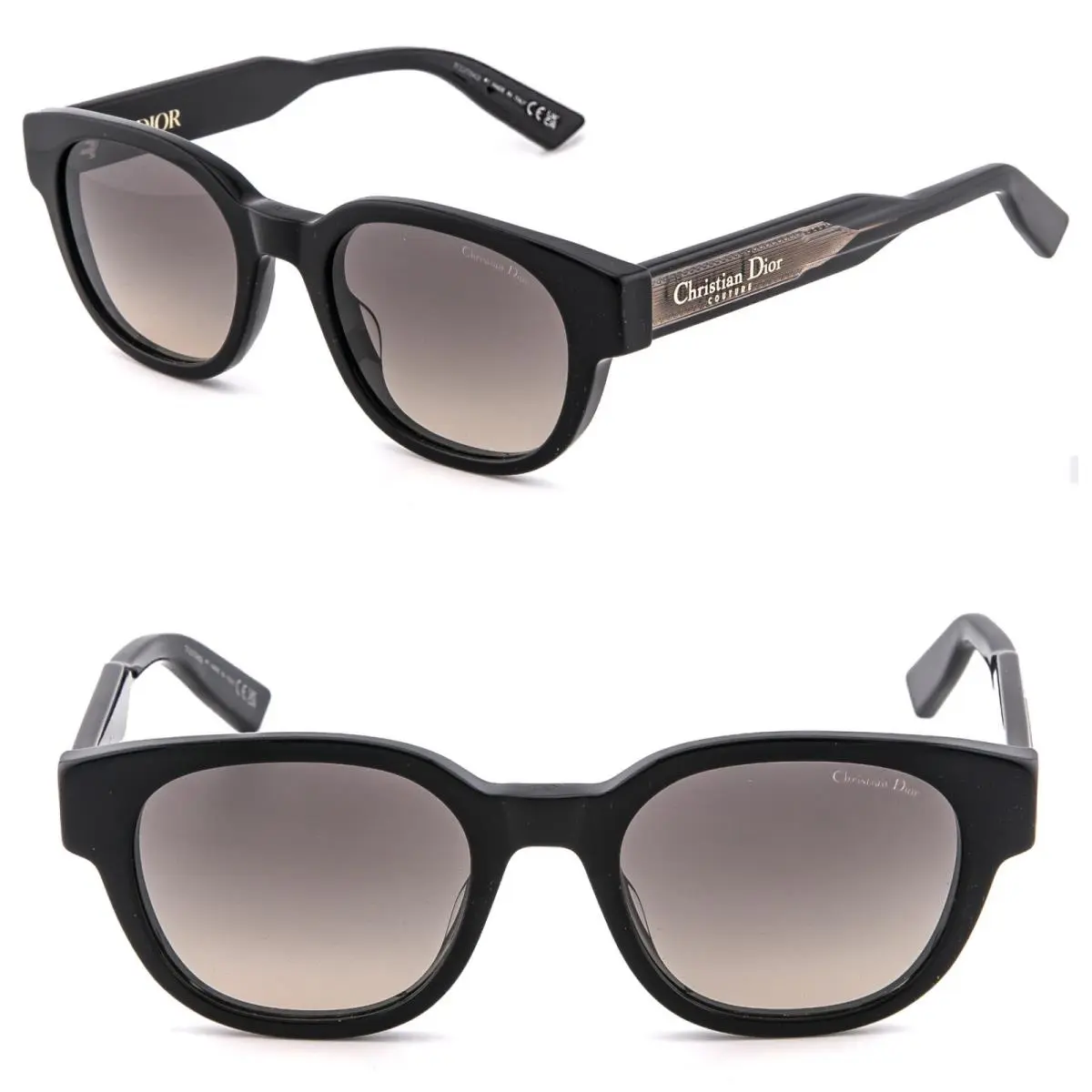 Christian Dior Label Couture Black R1I Classic Bold Sunglass DM40174I