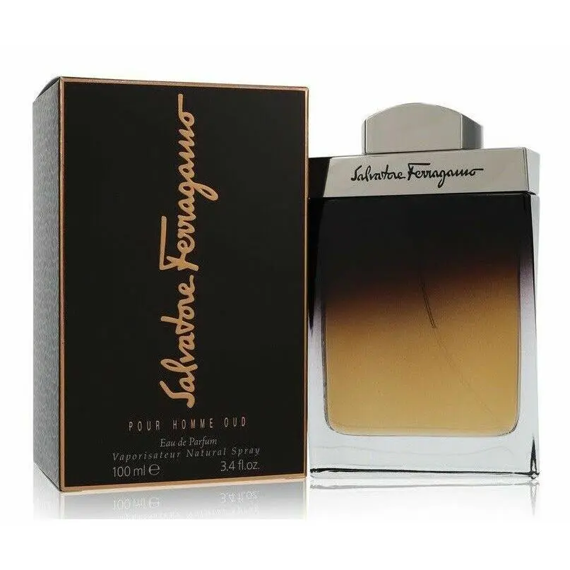 Oud Men 3.4 oz 100 ml Eau De Parfum Spray by Salvatore Ferragamo