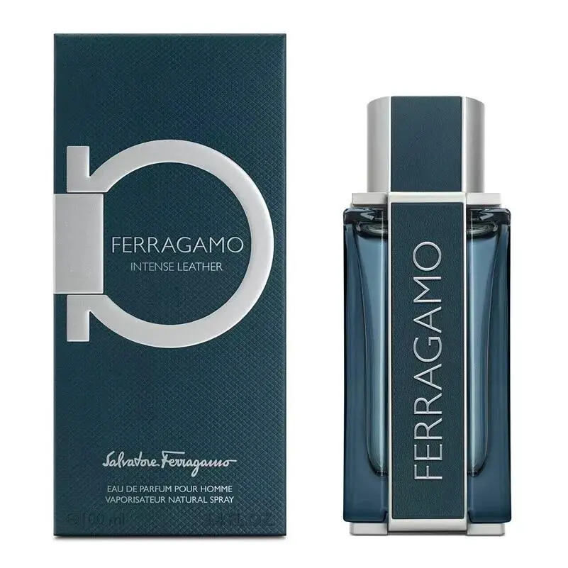 Intense Leather Men 3.4 oz 100 ml Eau De Parfum Spray by Salvatore Ferragamo